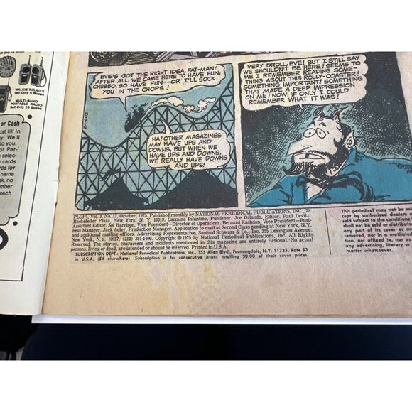 DC Comics Plop! Comic Issue #17 October 1975 The Magazine Of Weird Humor Retro - Picture 4 of 4